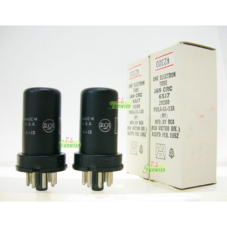 717A ︽NO:63651 美國RCA JAN CRC- 6SJ7 (NIB) 真空管(中國6J8P