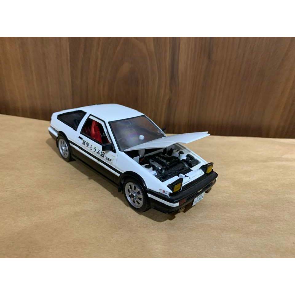 頭文字D 金屬合金1:24 TOYOTA SPRINTER TRUENO AE86 1983 藤原拓海