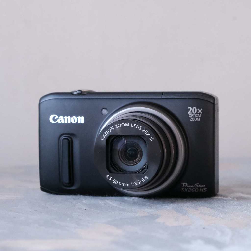 Canon PowerShot SX260HS 早期 CCD 數位相機 (20倍變焦)