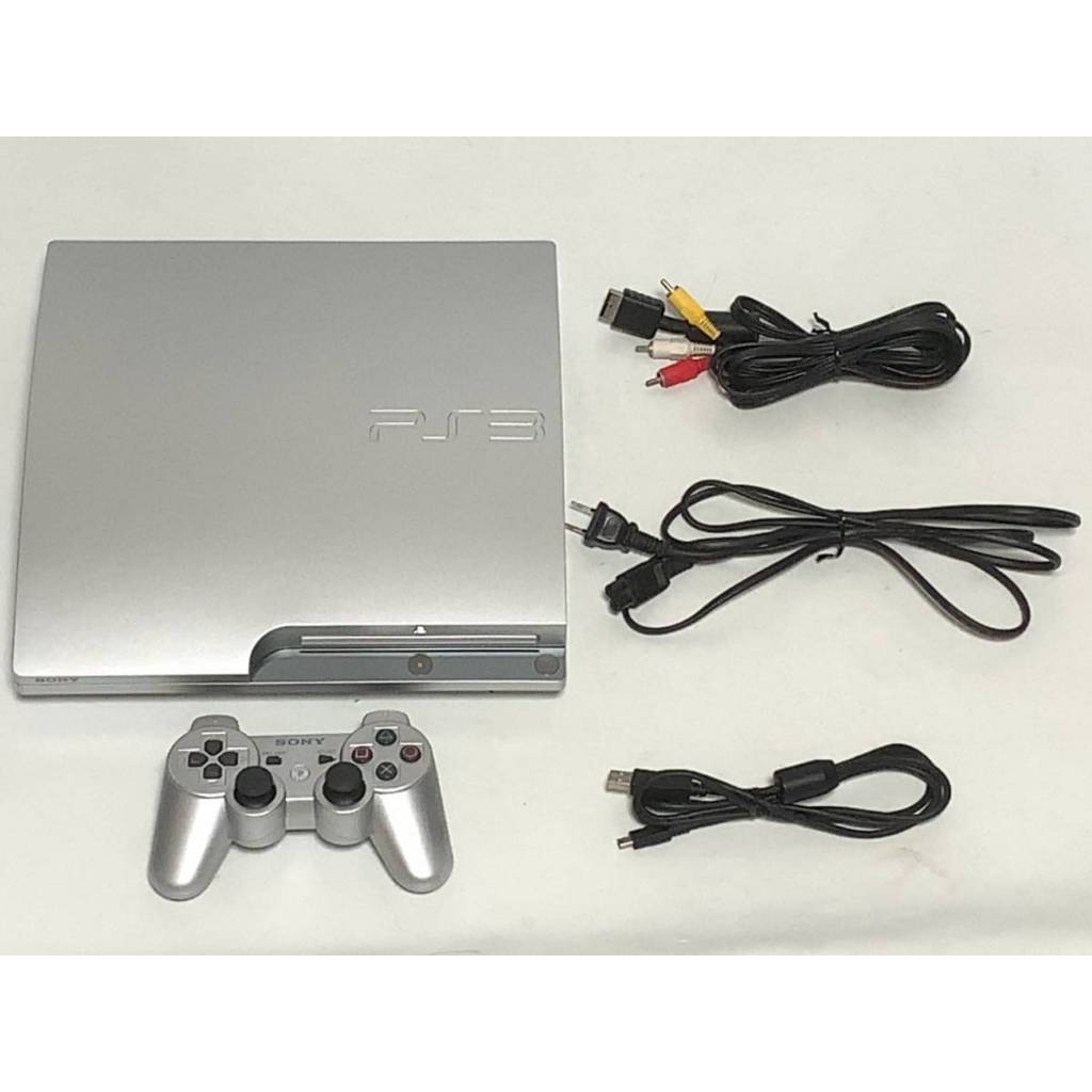 二手索尼PS3 遊戲機CECH-2500A SS 緞面銀色160GB 韌體4.83 PS 3 含密封