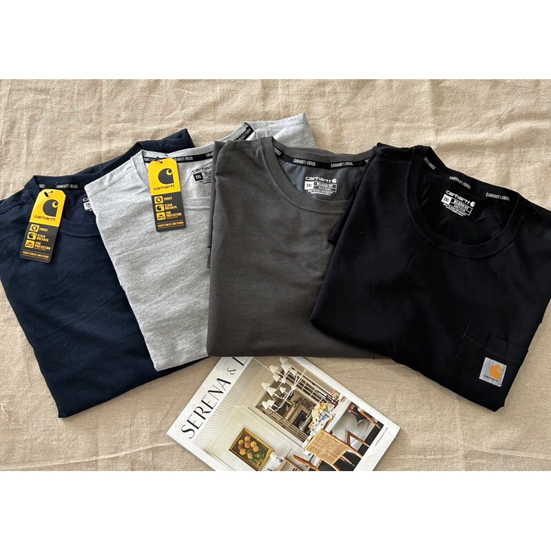 美版carhartt 長袖T桖工作口袋T 長袖上衣#男#2XL-4XL | 蝦皮購物