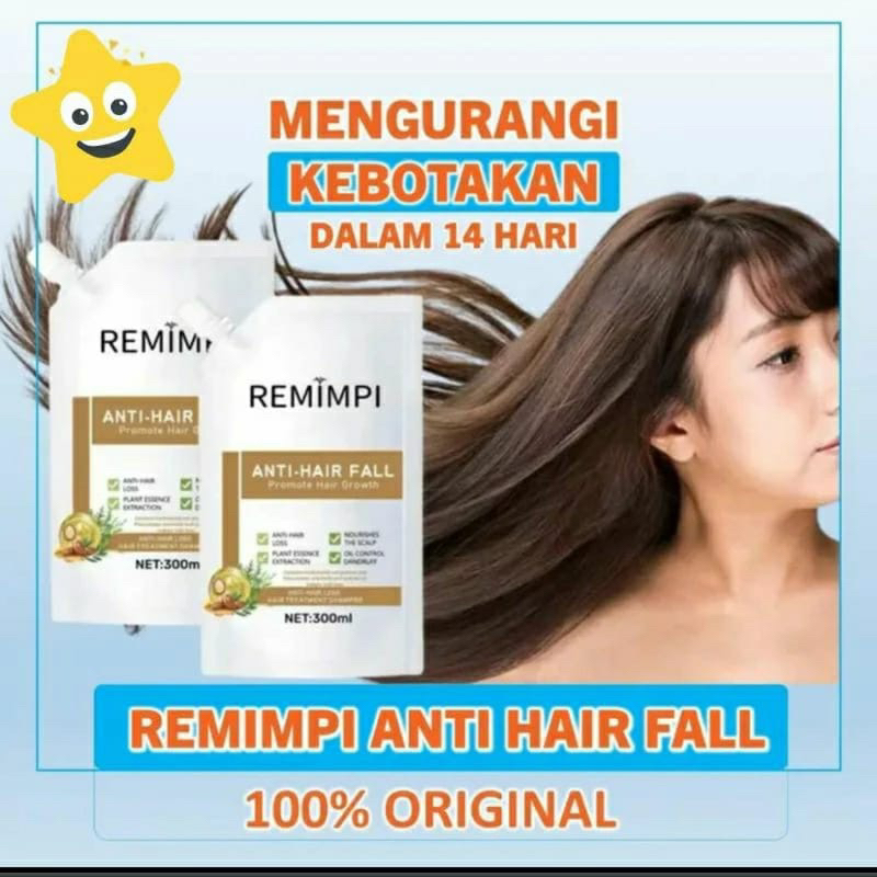 REMIMPI Shampoo Anti Rambut Rontok Original 300ml | 蝦皮購物
