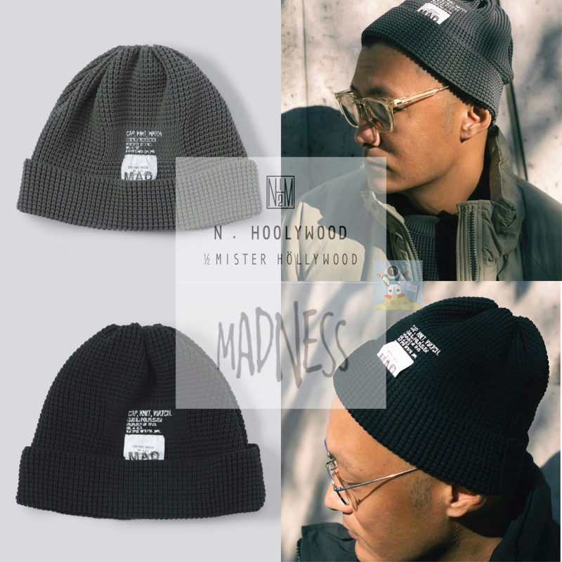 MADNESS X N.HOOLYWOOD BEANIE 聯名款毛帽針織帽| 蝦皮購物