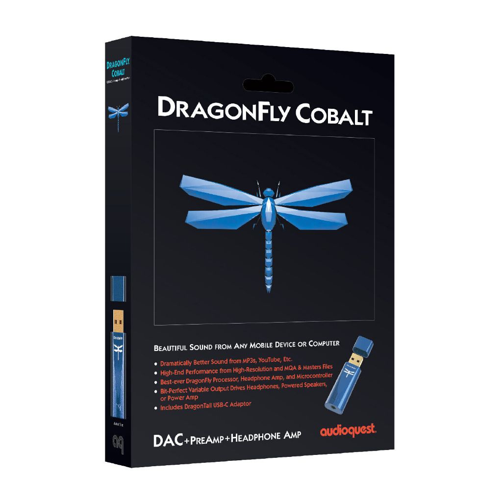 全新現貨AudioQuest DragonFly Cobalt 藍蜻蜓｜USB DAC耳擴
