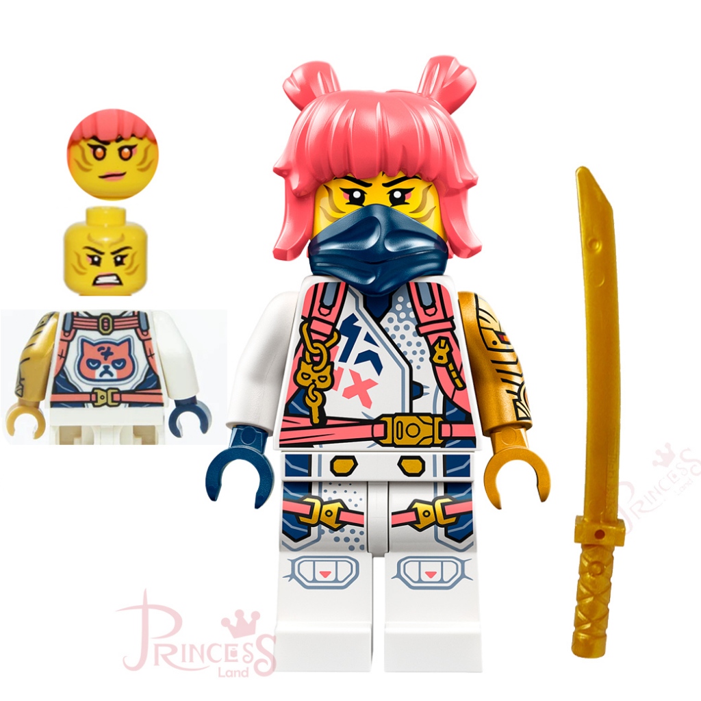 公主樂糕殿 LEGO 樂高 71799 71807 旋風忍者 索拉 附武器 忍者 珊瑚色頭髮 njo845 B056 | 蝦皮購物