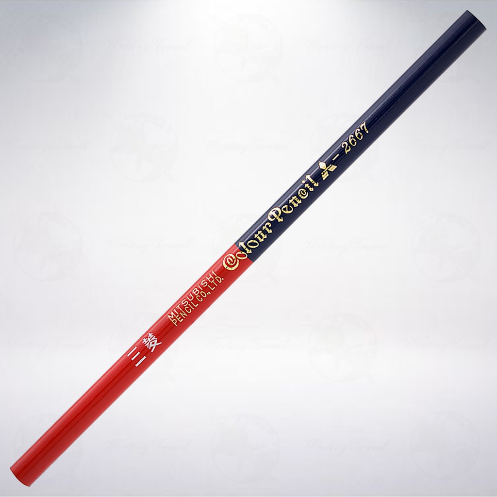 三菱鉛筆 【新品】（まとめ）三菱鉛筆 色鉛筆 K2667 朱藍5：5 12本入 【×5セット】