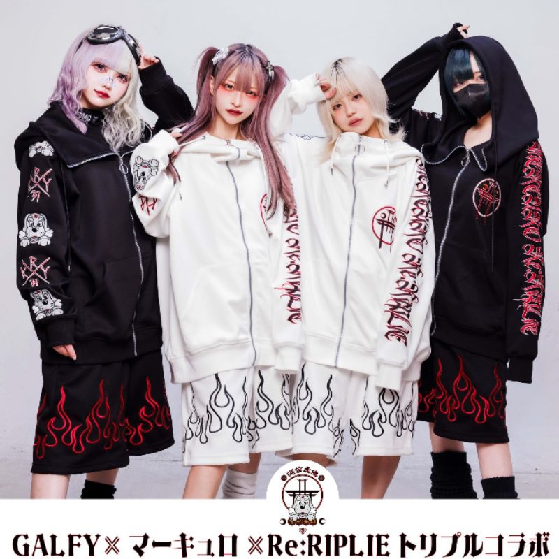 Kry GALFY×マーキュロ×Re:RIPLIE 「Re:キュロ02」 白 大注目 - ジャージ