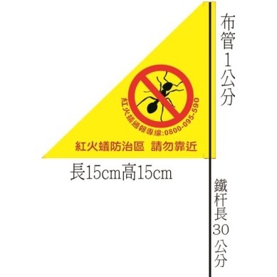 紅螞蟻警告旗
