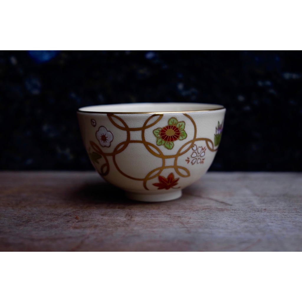 【一点會古美術】Vintage 京燒茶碗 茶道 茶文化 藝術 收藏 抹茶碗