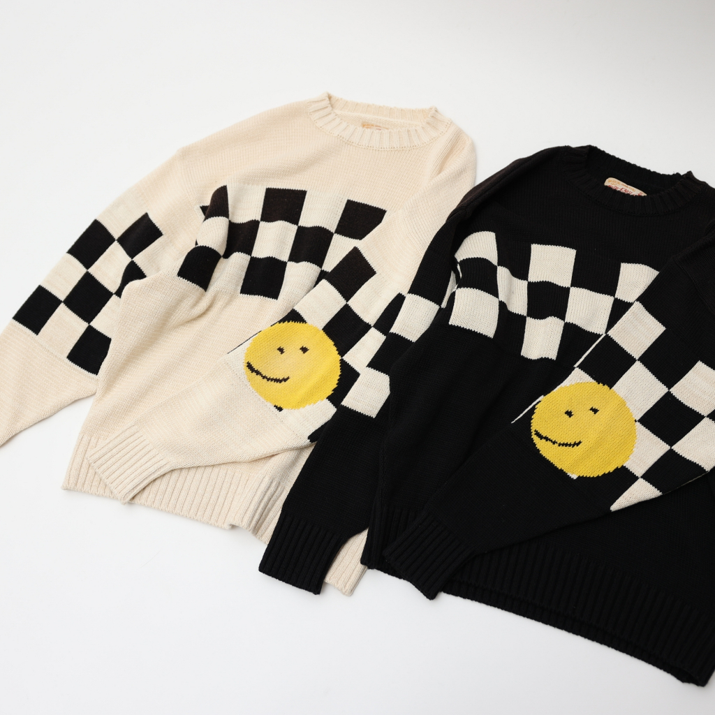 Kapital on sale smiley sweater