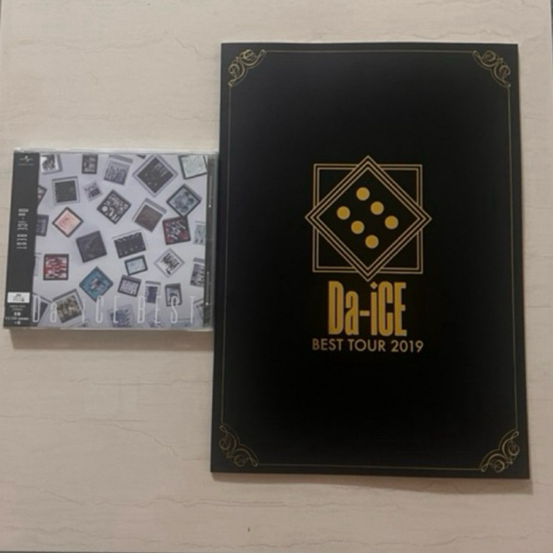 日版全新現貨Da-iCE BEST[初回通常盤]+BEST TOUR 2019演唱會小冊子