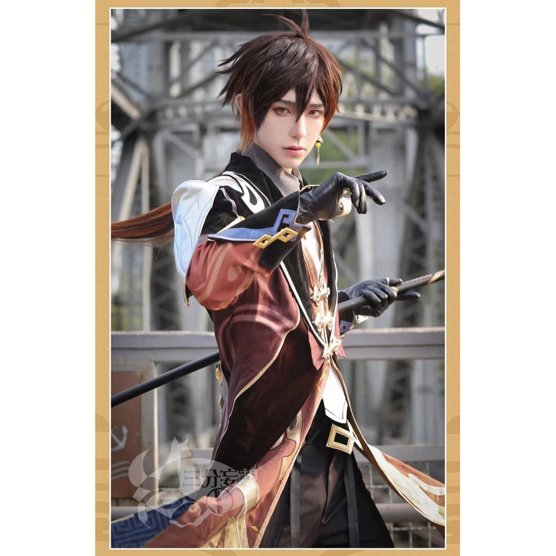 售》原神鍾離三分妄想cos/cosplay 全新現貨| 蝦皮購物