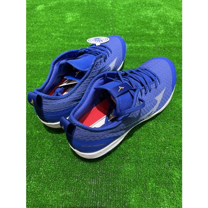 棒球世界全新 美津濃 MIZUNO棒球釘鞋 MIZUON DOMINANT 4特價藍色11gm225327