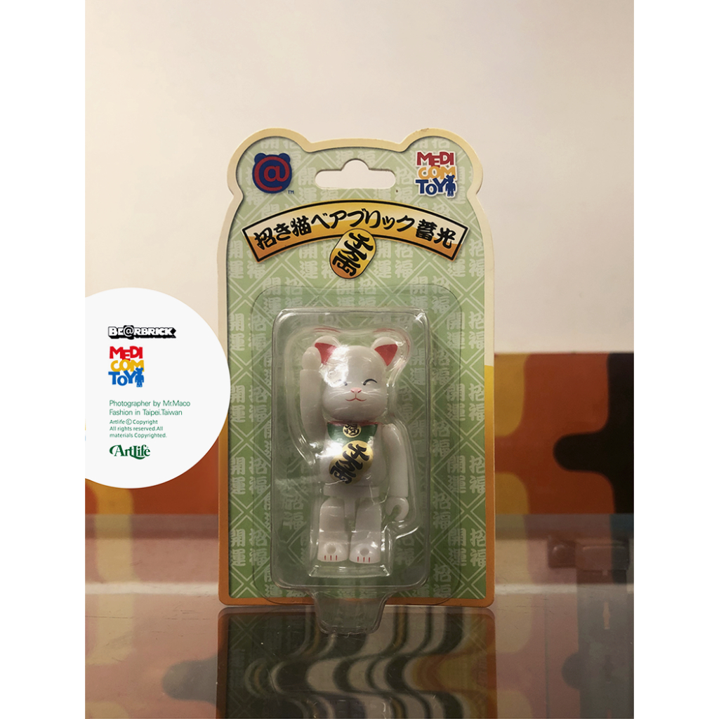 Artlife @ MEDICOM 2021 BE@RBRICK 100% 招き猫蓄光弐GID 招財貓