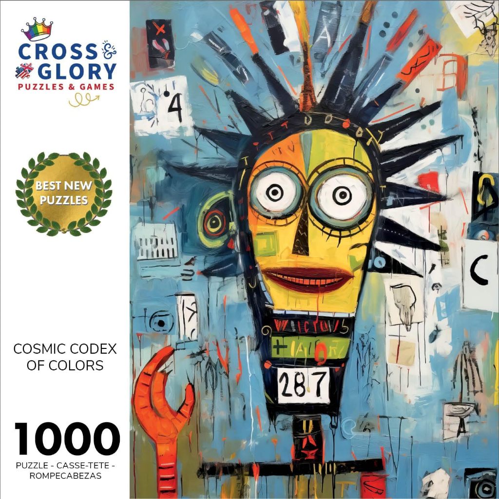 [現貨]。正版拼圖。 Cross & Glory。1000片。Cosmic Codex of Color 宇宙色彩法典 | 蝦皮購物