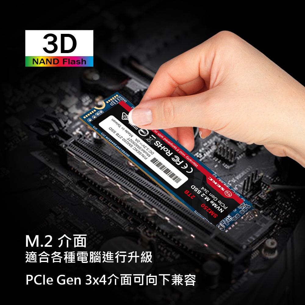 福利品) SEKC SM250 NVMe M.2 2280 PCIe 2TB SSD固態硬碟| 蝦皮購物