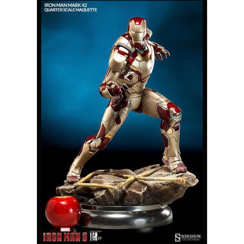 Ironman mk42 Sideshow アイアンマン マーク42 1/4 Marvel Iron Man Mark 42 Quarter Scale Maquette by Sideshow C