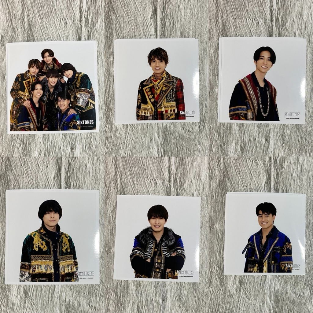 【現貨】2023 傑尼斯 跨控 方形照 SixTONES ストーンズ 高地優吾 田中樹 松村北斗 傑西 森本慎太郎 | 蝦皮購物