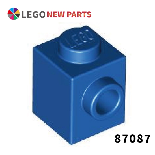 【COOLPON】正版樂高 LEGO 變形磚 1x1 with Stud on Side 87087 4583862 藍 蝦皮購物