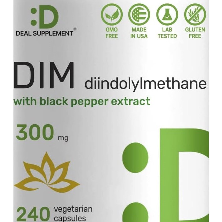 【美國導覽員】物流服務，DIM，300mg，120粒，雌激素，女性荷爾蒙，PCOS，多囊性卵巢，二吲哚甲烷，十字花科 | 蝦皮購物