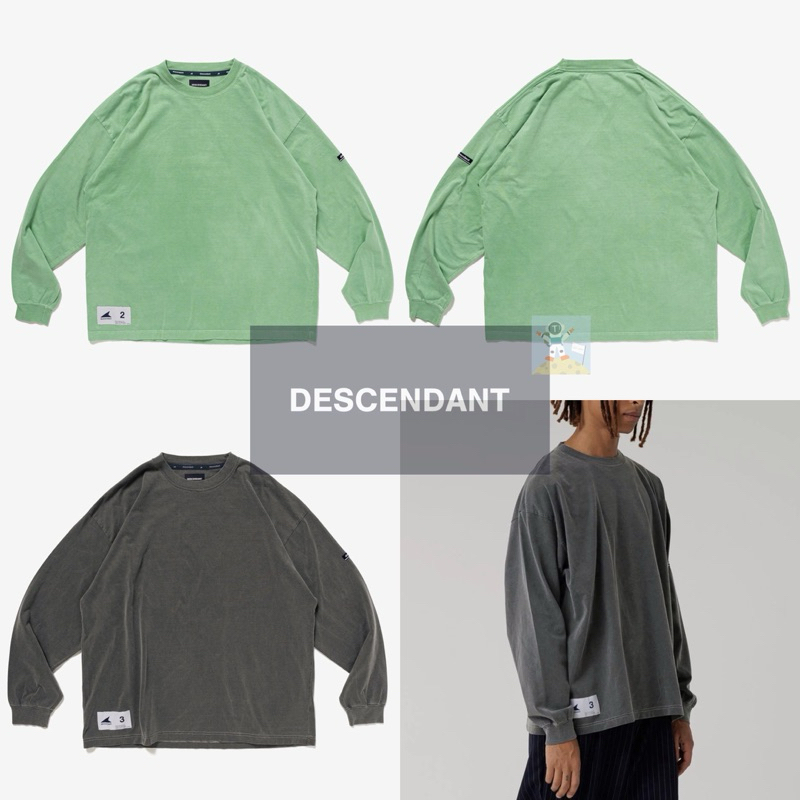DESCENDANT 24SS HORIZON LS PIGMENT DYE 水洗長袖T恤| 蝦皮購物