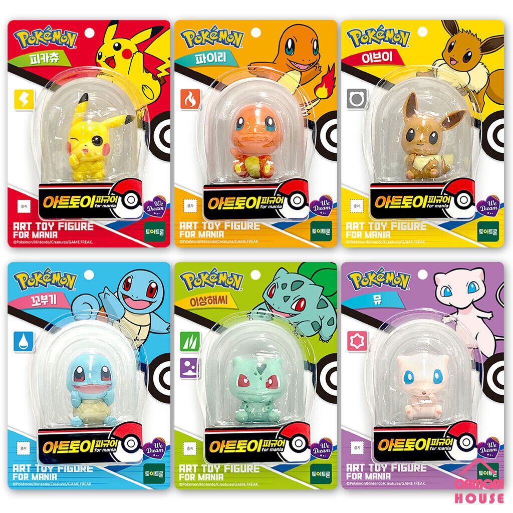 正版 Pokemon Art Toy Figure for Mania 寶可夢小公仔 六款 單售 | 蝦皮購物
