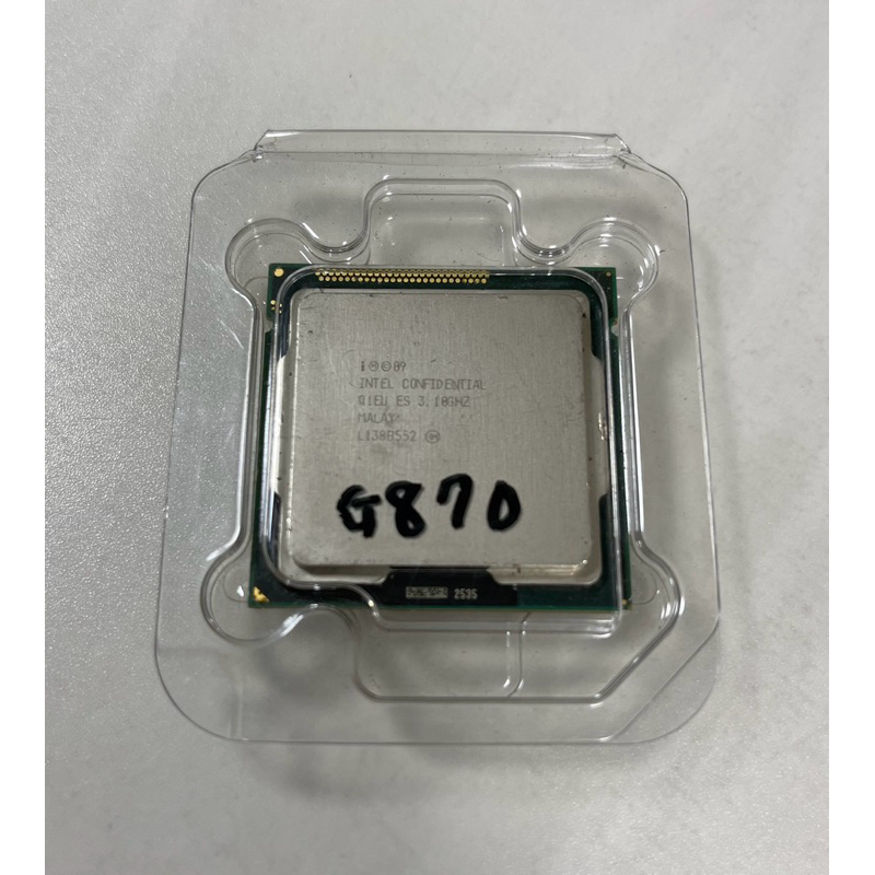 二手良品 英特爾 Intel® Pentium® 處理器 G870 3M快取，3.10 GHz CPU 1155腳位 | 蝦皮購物