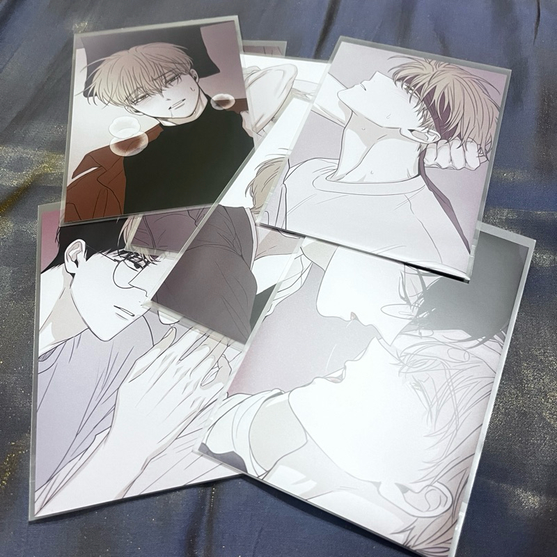 現貨｜將殺 Checkmate 韓漫 BL 書賢 銀晟 The S set 세트 Mofun 咖啡廳 明信片 變化卡 | 蝦皮購物