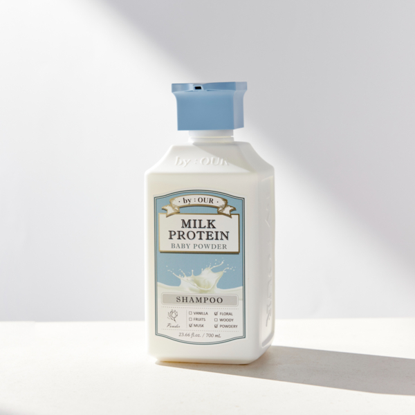 [快速出貨] [買一送一] 正韓 BYOUR牛奶蛋白洗髮精 700ml | 嬰幼兒爽身粉 | 蝦皮購物