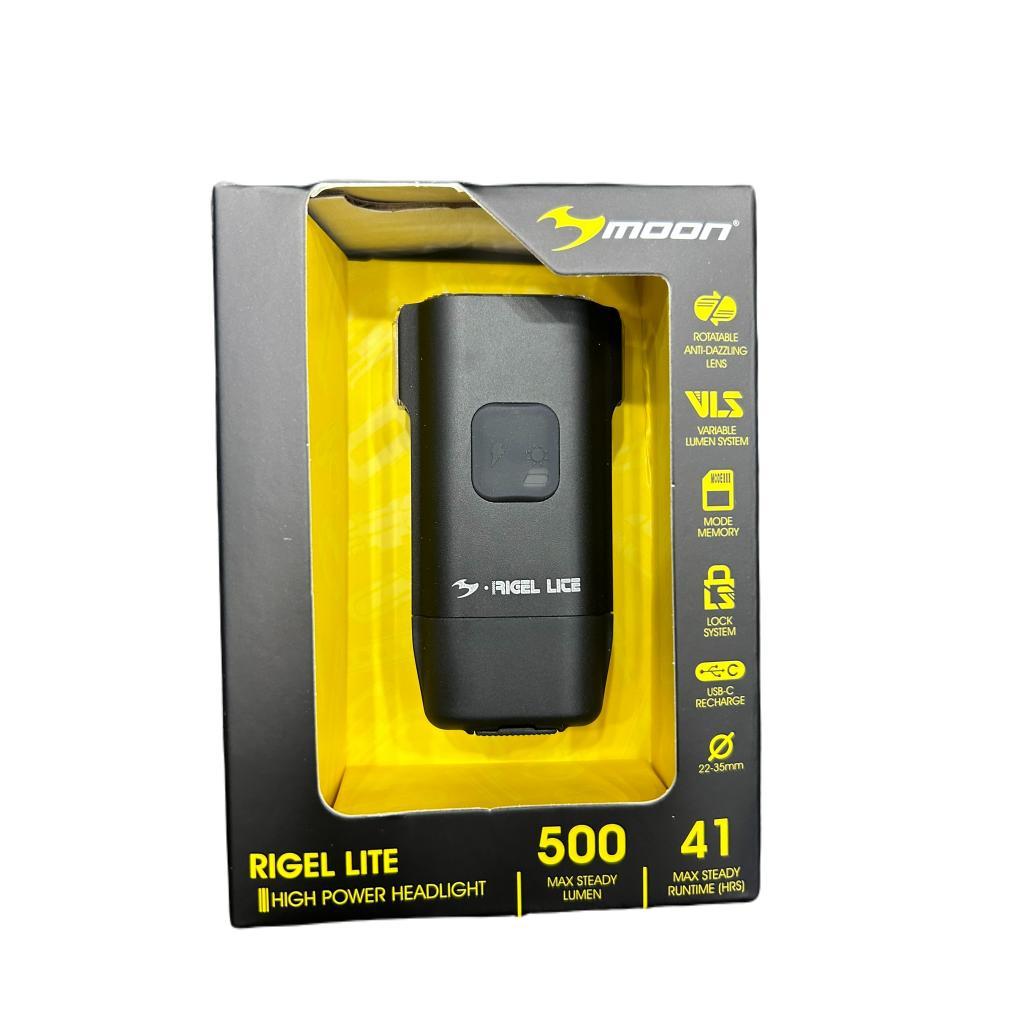 公司貨 MOON Rigel Lite 500 前燈 頭燈 自行車 公路車 GOPRO轉接 | 蝦皮購物