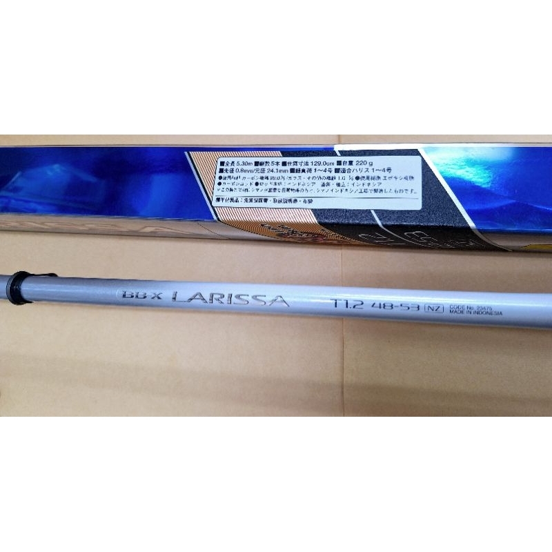 SHIMANO 絕版品BBX-LARISSA NZ 銀竿T1.2-48/53 Zoom 高階磯釣竿 SHIMANO 絕版品BBX-LARISSA NZ 銀竿T1.2-48/53 Zoom 高階磯釣竿