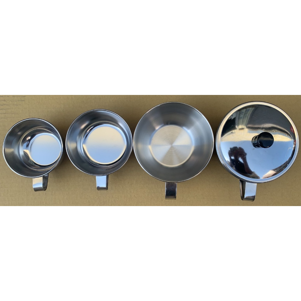=海神坊=『免運/自載/滿額優惠』R10 R12 R13 10cm 12cm 13cm 中/大/特大飯碗湯碗口杯鋼杯單把 | 蝦皮購物