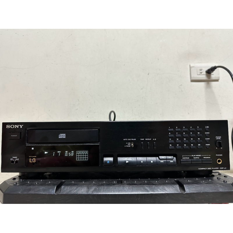 日本製SONY CDP-L3 CD 唱盤類比/光纖XLR 輸出雷射頭剛更新~ | 蝦皮購物