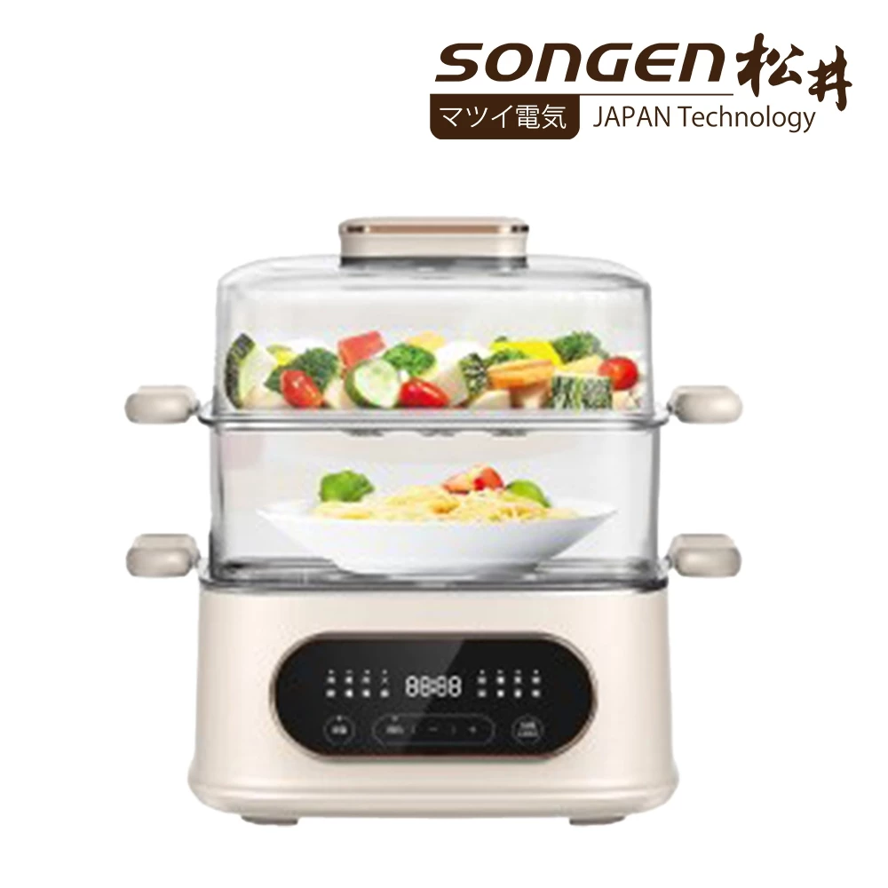 【開箱推薦】松井 SONGEN 職人風多功能美食蒸煮鍋 (SG-1021MS-E)：上蒸下煮，20 分鐘搞定三菜一湯！