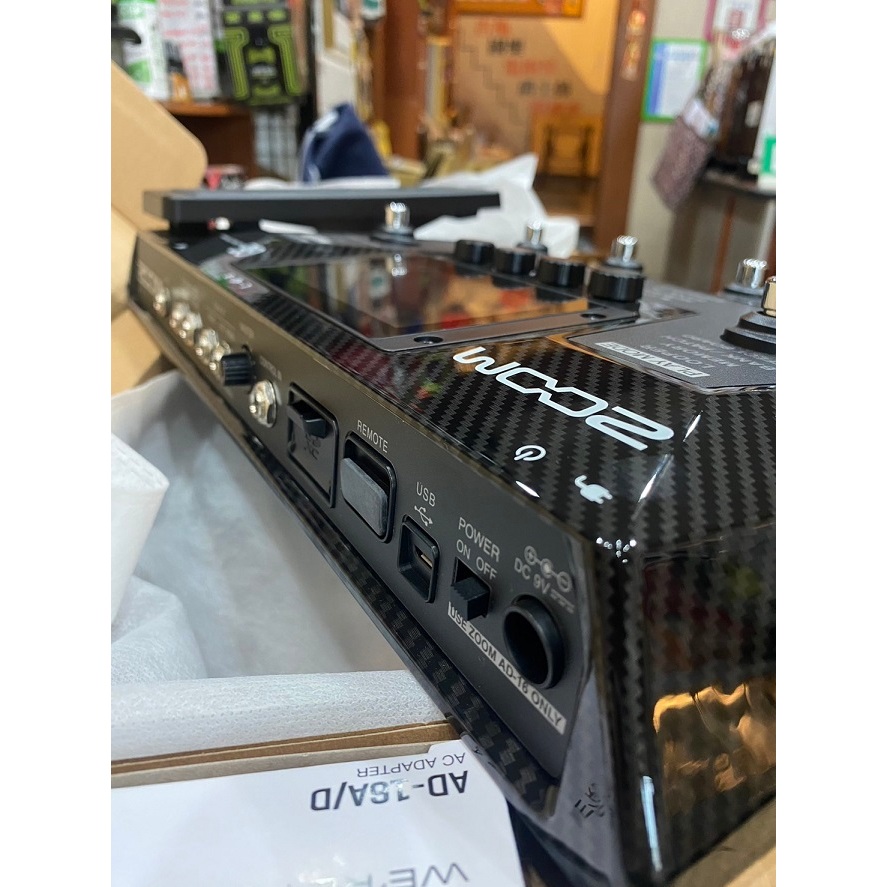 魔立樂器> 大降價ZOOM G6 吉他綜合效果器全彩觸控式螢幕碳纖外觀
