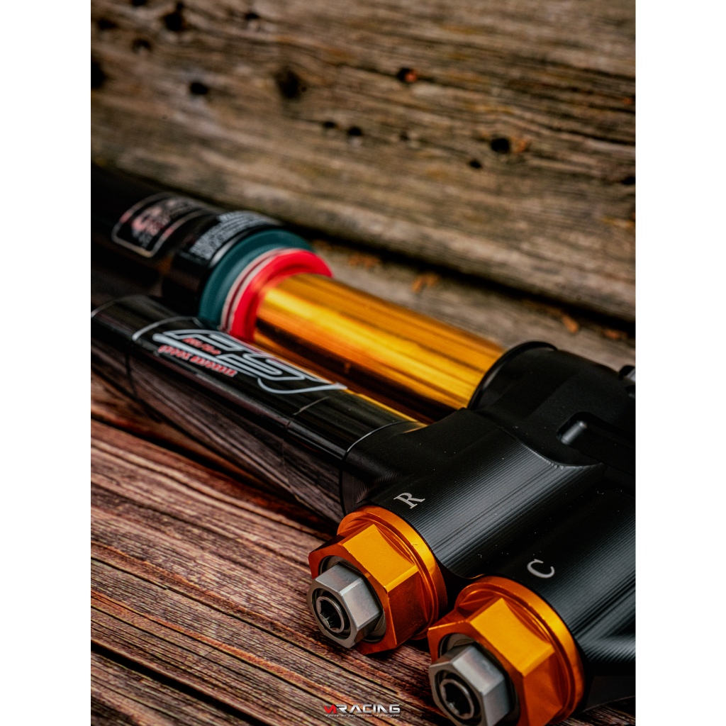 【炫富精品】智杰 GJMS FS-X 頂級倒叉組 前避震器 含鋁合金專用三角台 | 蝦皮購物