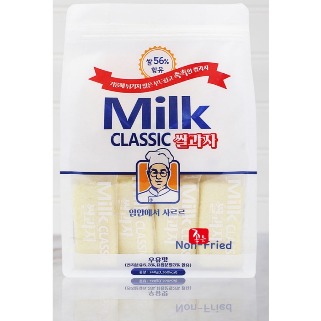 🇰🇷 雯姐代購現貨 韓國 Milk Classic 牛奶米餅 240g | 蝦皮購物