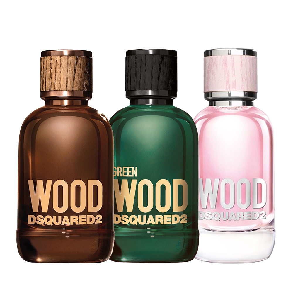 ☆MOMO小屋☆ Dsquared2 WOOD 心動綠 / 天性 / 男性淡香水 / 女性淡香水 30ml/100ml