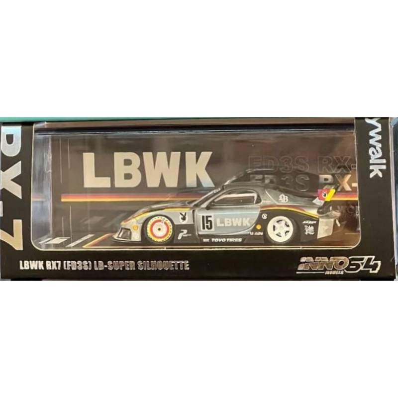 INNO 1/64 Hobby China 北京展限定稀有電鍍銀展場寶藏LBWK F40 LBWK
