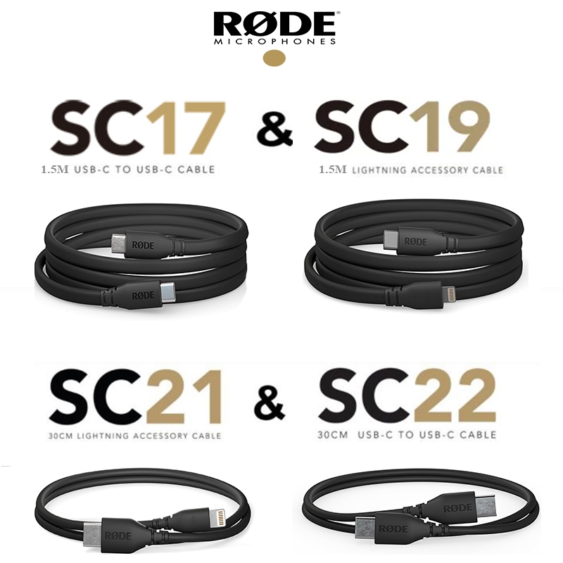 【eYe攝影】RODE 連接線 SC17 SC19 SC21 SC22 USB C to C to Lightning | 蝦皮購物