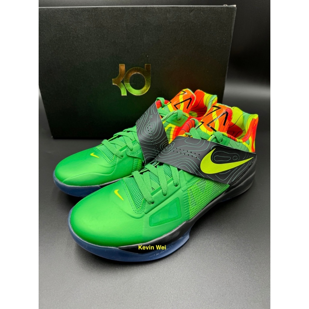 Nike KD 4 IV retro FN6247-300 天氣人 KD4 weatherman 籃球鞋 US10.5 | 蝦皮購物