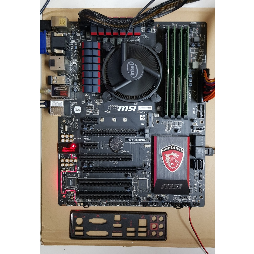 微星 MSI H97 GAMING 3 1150 腳位 M.2 主機板 附擋板 H97 Z97 | 蝦皮購物