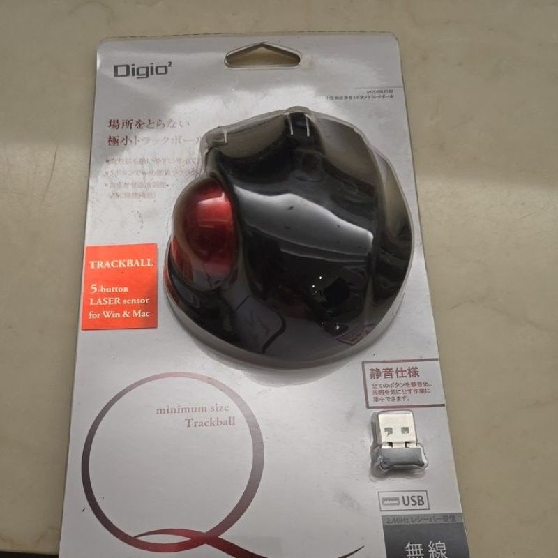 日本 Nakabayashi Digio2 trackball 可攜式軌跡球 五鍵無線 2.4ghz | 蝦皮購物