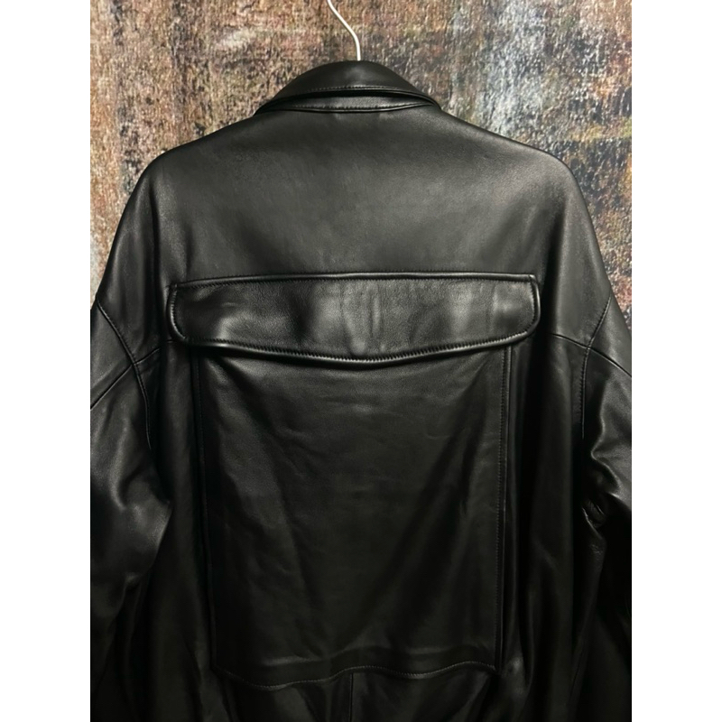 Bowwow Games Leather Harrington Jacket 羊皮 哈靈頓外套 皮衣 復古 軍裝 工裝