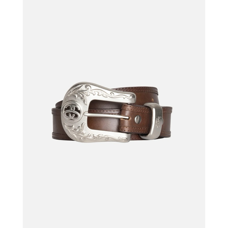 SEVEN SELECT] STUSSY SS-LINK COWBOY BELT 真皮皮帶牛仔皮革
