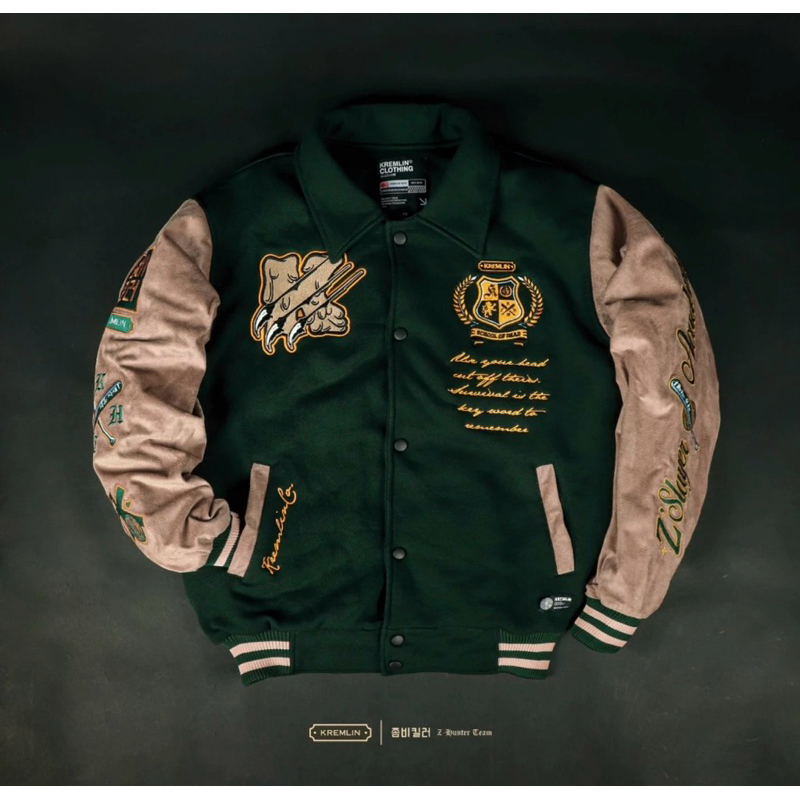 KREMLIN Varsity Jacket - Z'Academy | 蝦皮購物
