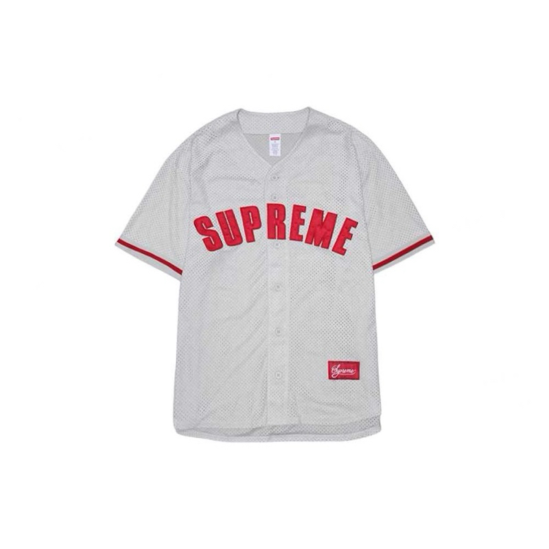 Supreme Ultrasuede Mesh Baseball Jersey 麂皮棒球上衣褲子| 蝦皮購物
