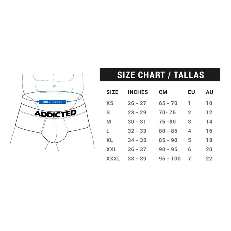 ADDICTED AD1282 DOUBLE TROUBLE BRIEF 三角 內褲 | 蝦皮購物