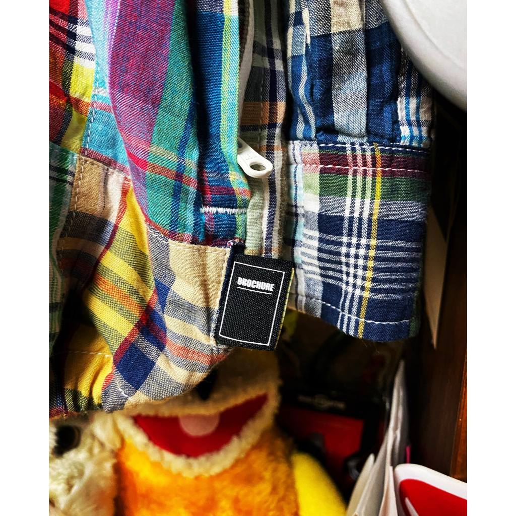 シャツ BROCHURE PATCH/W MADRAS AllenTAPS】BROCHURE PATCH/W MADRAS SHIRT | 蝦皮購物