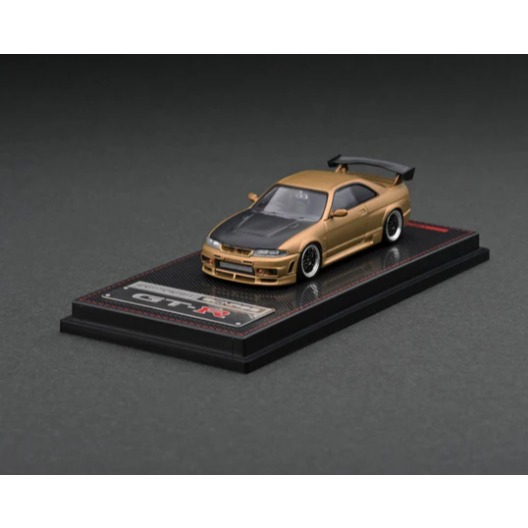 IG2509 1/64 Nissan R33 GT-R Matte Gold | 蝦皮購物